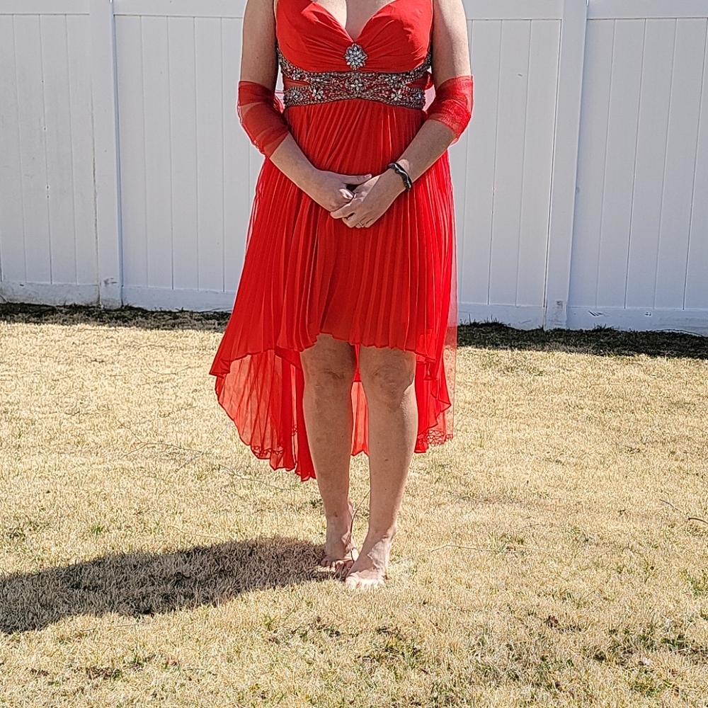 Red dress